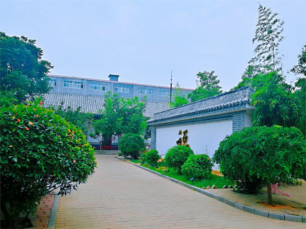 邹城市寸草春晖老年公寓院内休闲步道